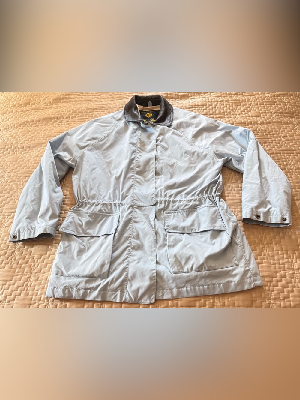 Vintage Loro Piana Womens Horsey Olympics blue Jacket 1992 limited edition Sz M